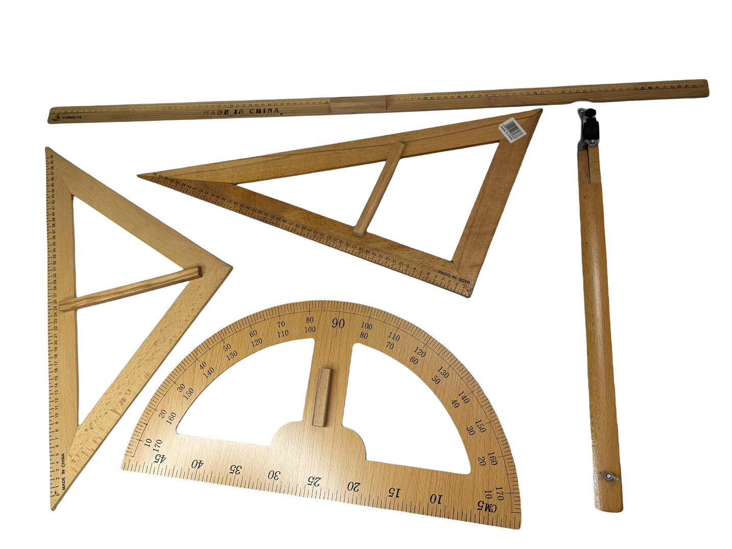 Magnetic teaching ruler equipment set